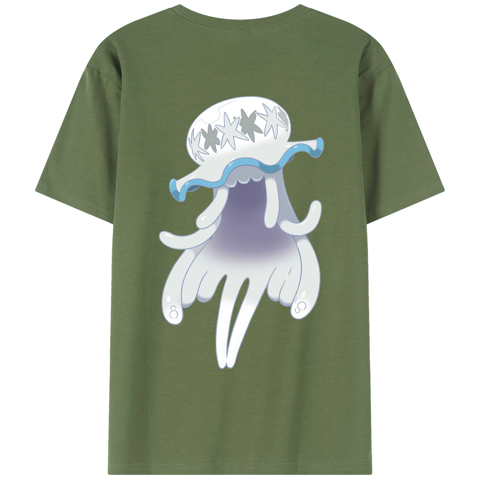 （画像用） ポケットモンスター Pokémon 綿100％ メンズ半袖Tシャツ（バックプリント） 通気性